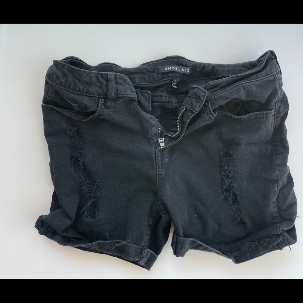 Black Jegging Short Angel Kiss